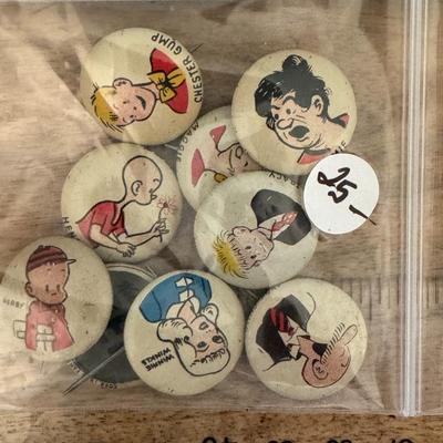 Chester Gump + cast buttons