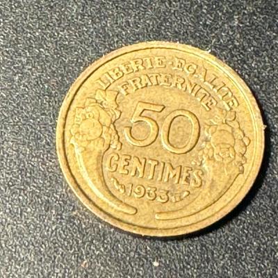 1933 50 Centimes