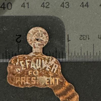 Kefauver for President pin