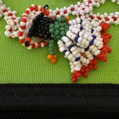 handmade beadwork necklace