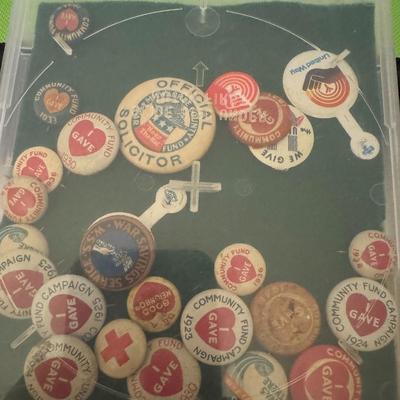 Mixed lot of American Red Cross pins
