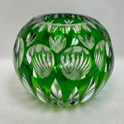 Cut Crystal Bowl Candle Holder