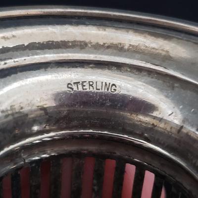 Sterling Vase Bottoms, Rabbit Ornament and Small Cups (LR-KD)