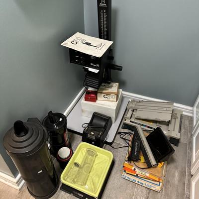 Modular enlarger system & misc.