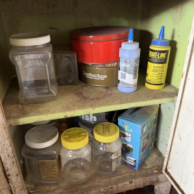 Wooden cabinet and miscellaneous parts