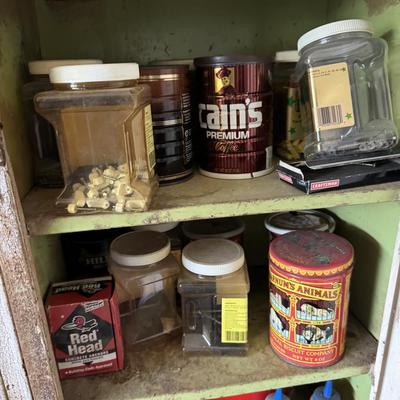 Wooden cabinet and miscellaneous parts