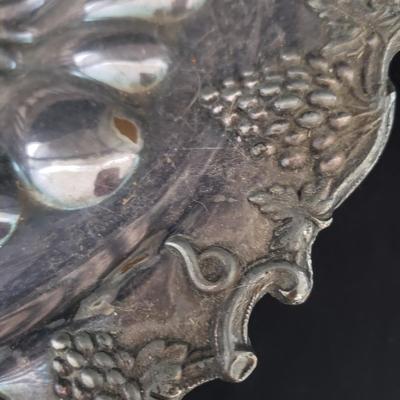 Expandable Silver Trivet & Decorative Handled Bowl (LR-KD)