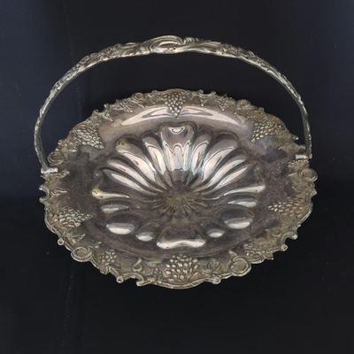 Expandable Silver Trivet & Decorative Handled Bowl (LR-KD)