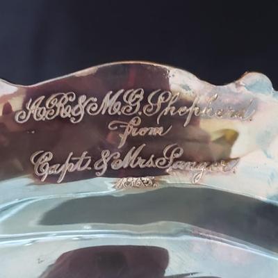 Expandable Silver Trivet & Decorative Handled Bowl (LR-KD)