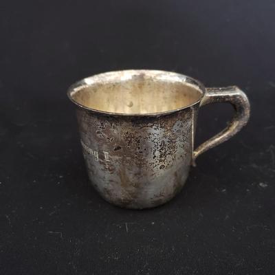 Sterling Baby Cups, Spoon and More Sterling (LR-KD)