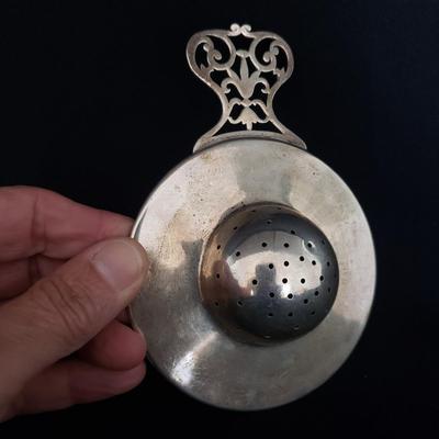 Three Vintage Metal Loose Tea Strainers (LR-KD)