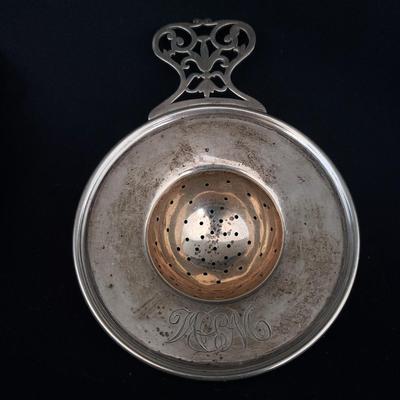 Three Vintage Metal Loose Tea Strainers (LR-KD)