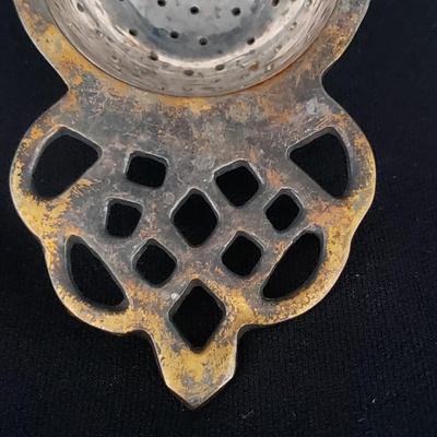 Three Vintage Metal Loose Tea Strainers (LR-KD)