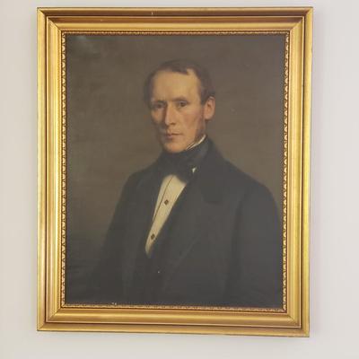 H. Neuman Oil Painting Portrait (LR-KD)