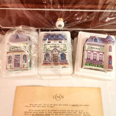 Lot #200 Holy Grail Super Rare Lenox Spice Village - 1980s - complete - NEW IN BOX