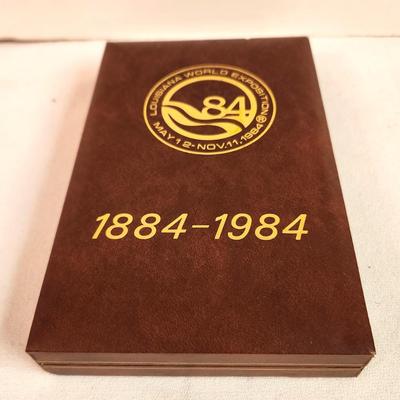 Lot #203 1984 World's Fair Commemorative Coin Set in Box