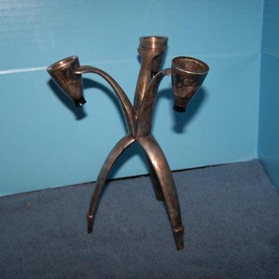 LOT 123 FAB MCM CANDLESTICKS/HOLDERS--DENMARK/ROGERS/ENAMELWARE