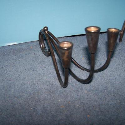 LOT 123 FAB MCM CANDLESTICKS/HOLDERS--DENMARK/ROGERS/ENAMELWARE