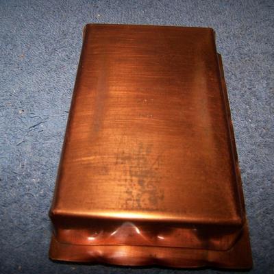 LOT 131 GORGEOUS MCM COPPER BOXES