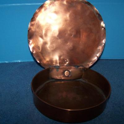 LOT 131 GORGEOUS MCM COPPER BOXES