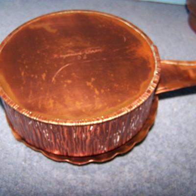 LOT 131 GORGEOUS MCM COPPER BOXES