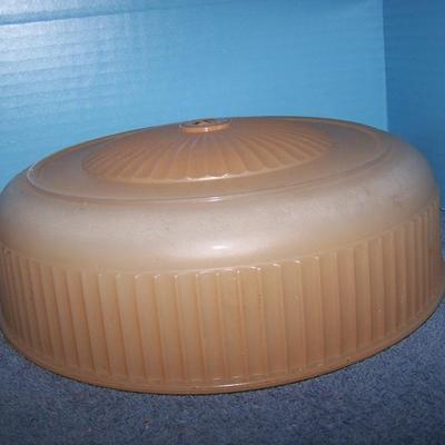 LOT 136 GREAT VINTAGE GLASS LAMP SHADES PLUS FLOOR LAMP PIECE