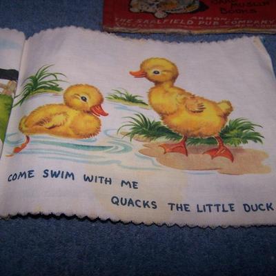 LOT 139 WONDERFUL 4 VINTAGE CLOTH KIDS' BOOKS