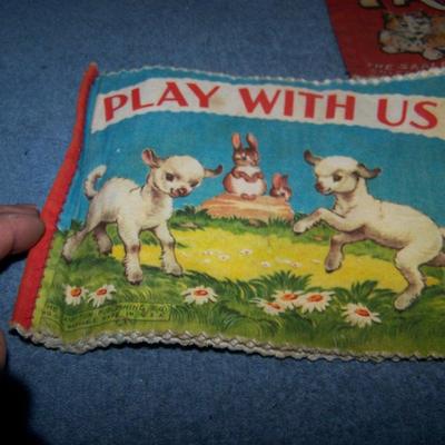 LOT 139 WONDERFUL 4 VINTAGE CLOTH KIDS' BOOKS