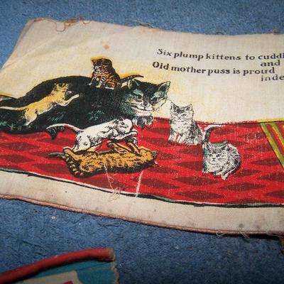 LOT 139 WONDERFUL 4 VINTAGE CLOTH KIDS' BOOKS