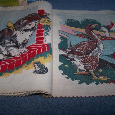 LOT 139 WONDERFUL 4 VINTAGE CLOTH KIDS' BOOKS