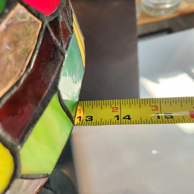 Stained Glass Toucan Bird Table Lamp 23H 13Dia