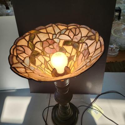Stained Glass Table Lamp Flower