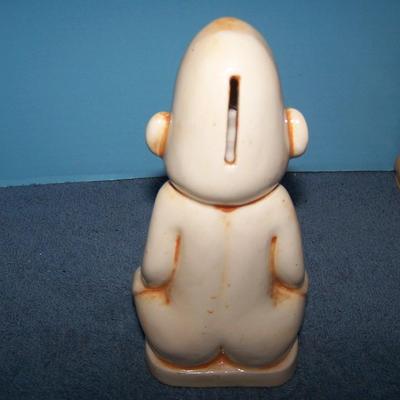 LOT 147 WONDERFUL VINTAGE DONALD DUCK LAMP & 2 BANKS