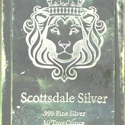 10oz. Scottsville Silver Bar 1 of 4 for the sale