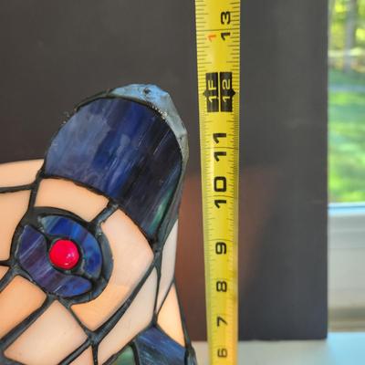 Stained Glass Panda Bear Accent Table Light
