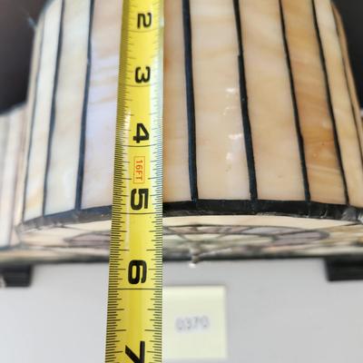 Stained Glass Mantle Clock Battery Clock