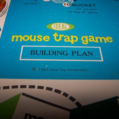 LOT 161 WONDERFUL 1963 MOUSE TRAP GAME