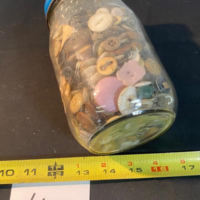 Vintage Button Jar