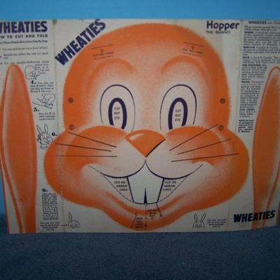 LOT 166 AMAZING WHEATIES CEREAL MASKS
