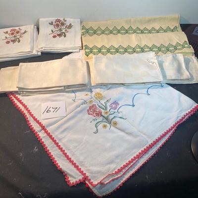 Vintage Tablecloth and More