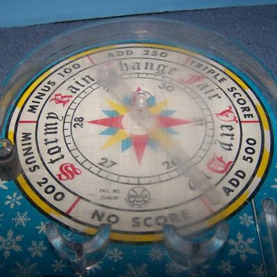 LOT 171 VINTAGE MARX WEATHER GAME BAGATELLE PINBALL