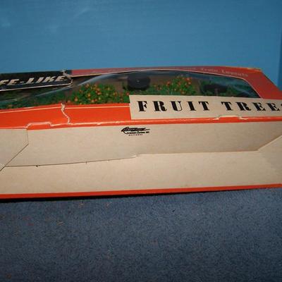 LOT 181 COLLECTABLE LIFE LIKE TREES in boxes