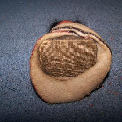 LOT 182 BEAUTIFUL NATIVE AMERICAN DOLLS-- SKOOKUM PINCUSHION
