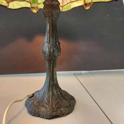 Green Dragonfly Stained Glass Table Lamp