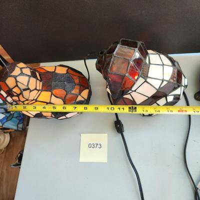 Dog & Cat Stained Glass Accent Lamps Lights