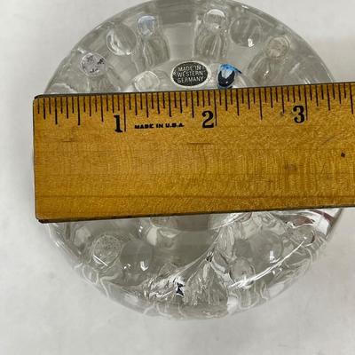 Vintage Clear Glass Floral Display Frog