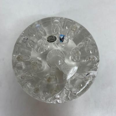 Vintage Clear Glass Floral Display Frog