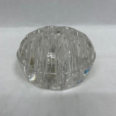 Vintage Clear Glass Floral Display Frog
