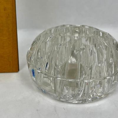 Vintage Clear Glass Floral Display Frog
