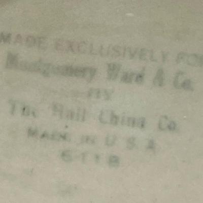 Art Deco Delphinium Blue Refrigerator Water Pitcher by Hall China For Westinghouse